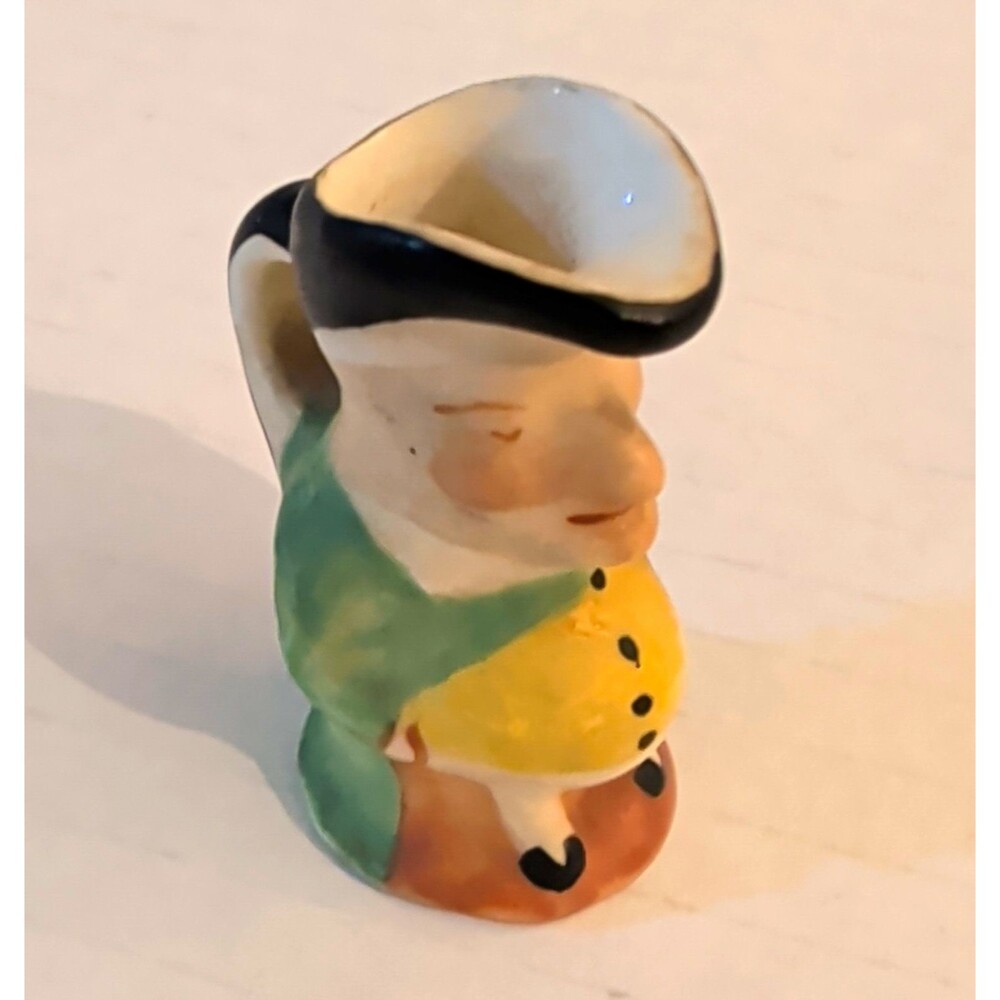 vintage miniature Toby jug depicting Mr. Punch, produced by Best Bone